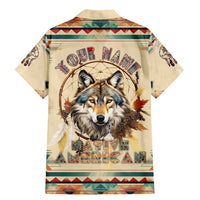 Native American Wolf Dreamcatcher Family Matching Mermaid Dress and Hawaiian Shirt Vintage Style - Wonder Print Shop