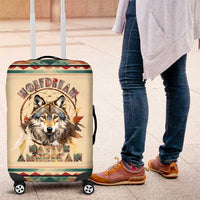 Native American Wolf Dreamcatcher Luggage Cover Vintage Style - Wonder Print Shop