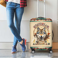 Native American Wolf Dreamcatcher Luggage Cover Vintage Style - Wonder Print Shop