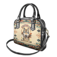 Native American Wolf Dreamcatcher Shoulder Handbag Vintage Style