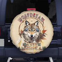 Native American Wolf Dreamcatcher Spare Tire Cover Vintage Style - Wonder Print Shop