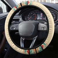 Native American Wolf Dreamcatcher Steering Wheel Cover Vintage Style - Wonder Print Shop