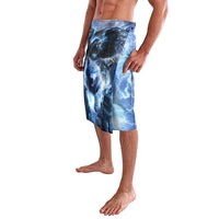Native American Wolf And Eagle Lavalava Thunder Style - Wonder Print Shop
