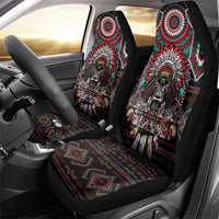 Native American Indian Warrior Skull Car Seat Cover - Wonder Print Shop