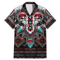 Native American Indian Warrior Skull Family Matching Mermaid Dress and Hawaiian Shirt - Wonder Print Shop