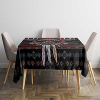 Native American Indian Warrior Skull Tablecloth - Wonder Print Shop