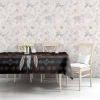 Native American Indian Warrior Skull Tablecloth - Wonder Print Shop