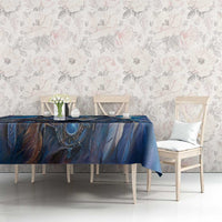 Beautiful Native American Wolf Tablecloth Galaxy Art - Wonder Print Shop