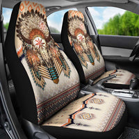 Native American Car Seat Cover Buffalo Skull - Wonder Print Shop