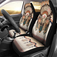Native American Car Seat Cover Buffalo Skull - Wonder Print Shop