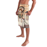 Native American Lavalava Buffalo Skull - Wonder Print Shop