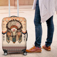Native American Luggage Cover Buffalo Skull - Wonder Print Shop