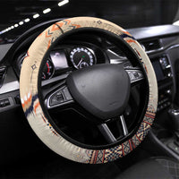 Native American Steering Wheel Cover Buffalo Skull - Wonder Print Shop