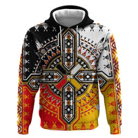 Four Directions Native American Hoodie - Wonder Print Shop