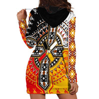 Four Directions Native American Hoodie Dress - Wonder Print Shop