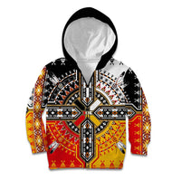 Four Directions Native American Kid Hoodie - Wonder Print Shop