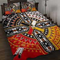 Four Directions Native American Quilt Bed Set - Wonder Print Shop