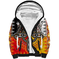 Four Directions Native American Sherpa Hoodie - Wonder Print Shop