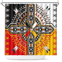 Four Directions Native American Shower Curtain