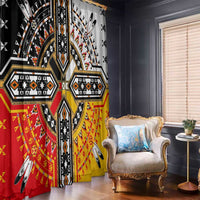 Four Directions Native American Window Curtain - Wonder Print Shop