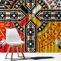 Four Directions Native American Window Curtain - Wonder Print Shop