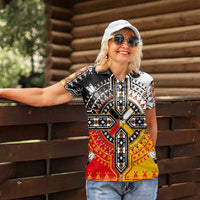 Four Directions Native American Women Polo Shirt - Wonder Print Shop