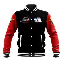 Red Tails Tuskegee Airmen Baseball Jacket Soaring to Shape History - Fighter Plane Patriotic Tribute - Wonder Print Shop