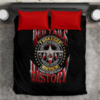 Red Tails Tuskegee Airmen Bedding Set Soaring to Shape History - Fighter Plane Patriotic Tribute - Wonder Print Shop