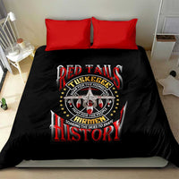 Red Tails Tuskegee Airmen Bedding Set Soaring to Shape History - Fighter Plane Patriotic Tribute - Wonder Print Shop