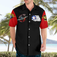 Red Tails Tuskegee Airmen Hawaiian Shirt Soaring to Shape History - Fighter Plane Patriotic Tribute - Wonder Print Shop