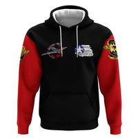 Red Tails Tuskegee Airmen Hoodie Soaring to Shape History - Fighter Plane Patriotic Tribute - Wonder Print Shop