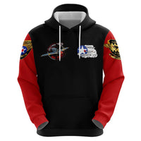 Red Tails Tuskegee Airmen Hoodie Soaring to Shape History - Fighter Plane Patriotic Tribute - Wonder Print Shop