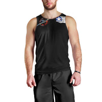 Red Tails Tuskegee Airmen Men Tank Top Soaring to Shape History - Fighter Plane Patriotic Tribute - Wonder Print Shop
