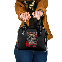 Red Tails Tuskegee Airmen Shoulder Handbag Soaring to Shape History - Fighter Plane Patriotic Tribute - Wonder Print Shop