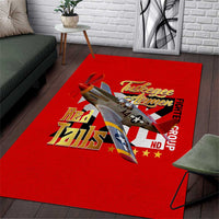 Tuskegee Red Tails Airmen Area Rug WWII Fighter Pilot Legacy - Wonder Print Shop