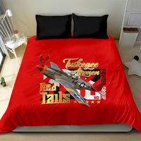 Tuskegee Red Tails Airmen Bedding Set WWII Fighter Pilot Legacy - Wonder Print Shop