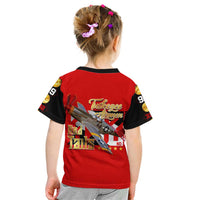 Tuskegee Red Tails Airmen Kid T Shirt WWII Fighter Pilot Legacy - Wonder Print Shop