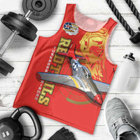 Tuskegee Red Tails Airmen Men Tank Top WWII Fighter Pilot Legacy - Wonder Print Shop