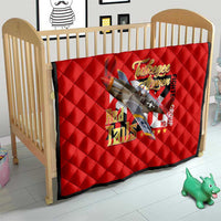 Tuskegee Red Tails Airmen Quilt WWII Fighter Pilot Legacy - Wonder Print Shop