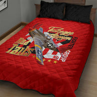 Tuskegee Red Tails Airmen Quilt Bed Set WWII Fighter Pilot Legacy - Wonder Print Shop