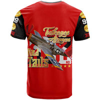 Tuskegee Red Tails Airmen T Shirt WWII Fighter Pilot Legacy - Wonder Print Shop