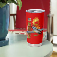 Tuskegee Red Tails Airmen Tumbler Cup WWII Fighter Pilot Legacy - Wonder Print Shop