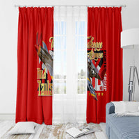 Tuskegee Red Tails Airmen Window Curtain WWII Fighter Pilot Legacy - Wonder Print Shop