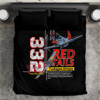 Red Tails Spitfire Tuskegee Airmen Bedding Set 332nd Fighter Group WWII Legacy Tribute - Wonder Print Shop