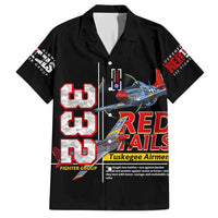 Red Tails Spitfire Tuskegee Airmen Hawaiian Shirt 332nd Fighter Group WWII Legacy Tribute - Wonder Print Shop