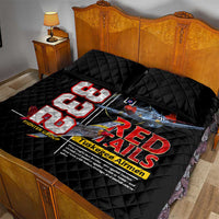 Red Tails Spitfire Tuskegee Airmen Quilt Bed Set 332nd Fighter Group WWII Legacy Tribute - Wonder Print Shop