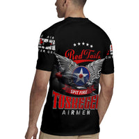 Red Tails Spitfire Tuskegee Airmen Rugby Jersey 332nd Fighter Group WWII Legacy Tribute - Wonder Print Shop