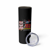 Red Tails Spitfire Tuskegee Airmen Skinny Tumbler 332nd Fighter Group WWII Legacy Tribute - Wonder Print Shop