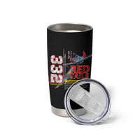 Red Tails Spitfire Tuskegee Airmen Tumbler Cup 332nd Fighter Group WWII Legacy Tribute - Wonder Print Shop