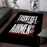 Wings of Honor Tuskegee Airmen Area Rug 332nd 477th Fighter Group Tribute - Wonder Print Shop